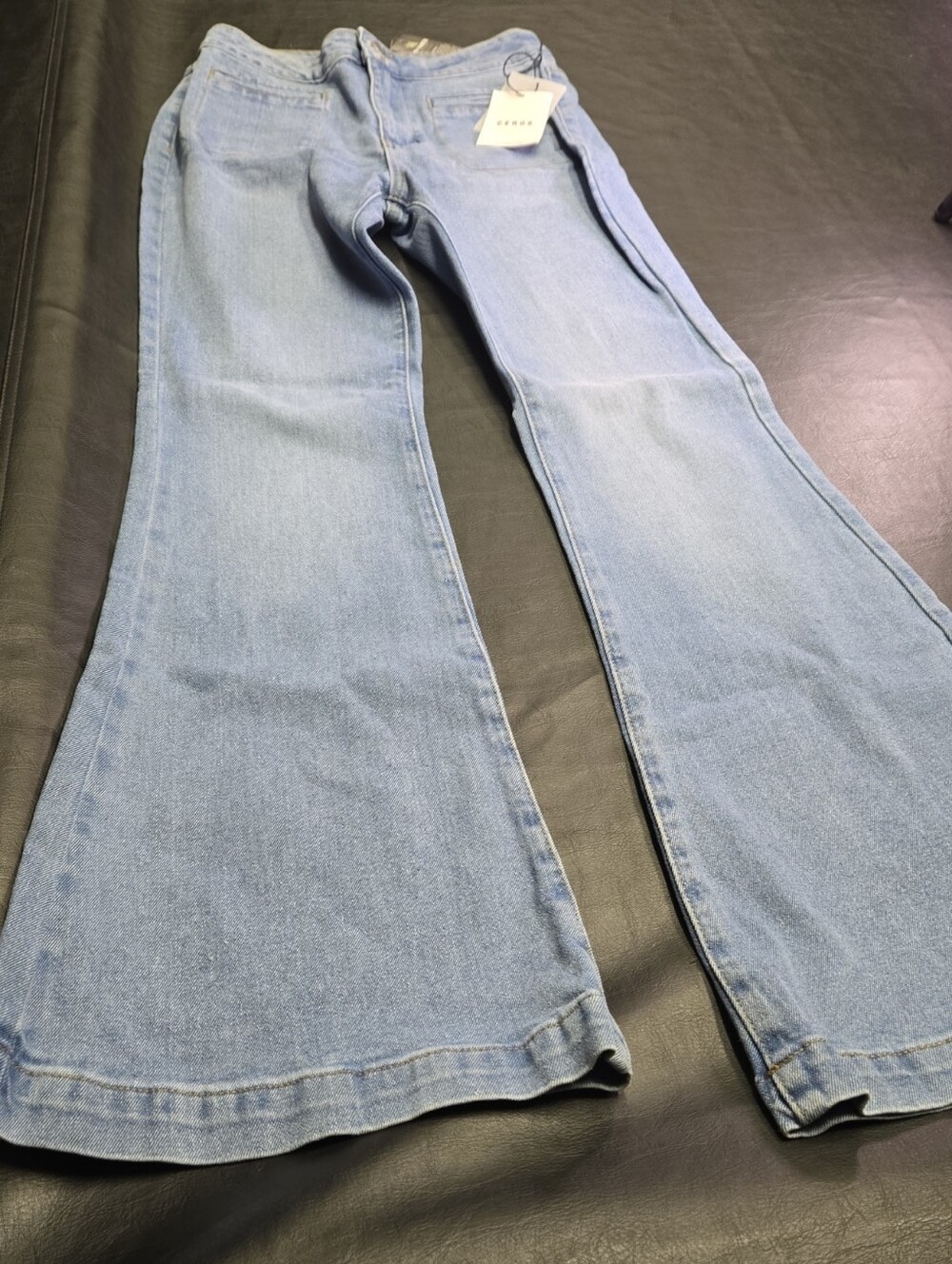 Light Blue Flare Jeans for Women by